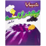 پودر ژله انگور شیبابا 100 گرمی