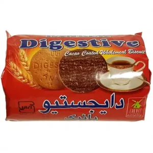 بیسکویت روکش دار شکلاتی سبوس دار دایجستیو آناتا 220 گرمی