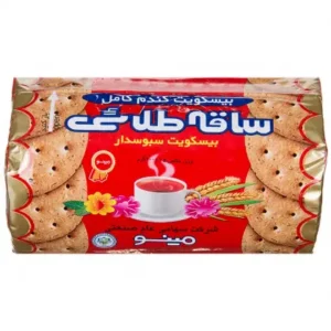 بیسکویت سبوس دار ساقه طلایی مینو 200 گرمی