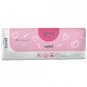 نوار بهداشتی بالدار پنبه ای متوسط ضخیم سافت درای پنبه ریز 10 عددی